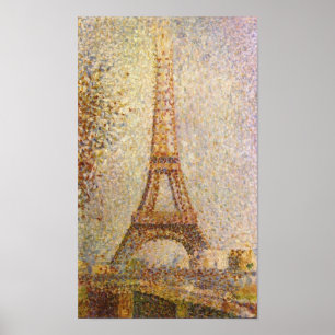 Georges Seurat-The Eiffel Tower Poster