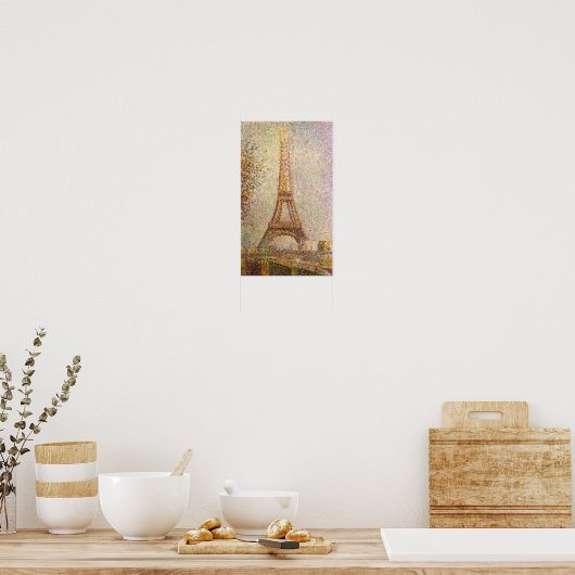 Georges Seurat-The Eiffel Tower Poster (Keuken)