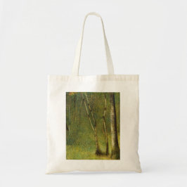 Georges Seurat The Forest in Pontaubert Tote Bag