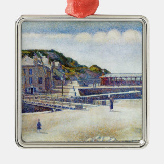 Georges Seurat- The Harbour en de Quays Metalen Ornament