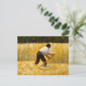 Georges Seurat - The Mower Briefkaart (Staand voorkant)