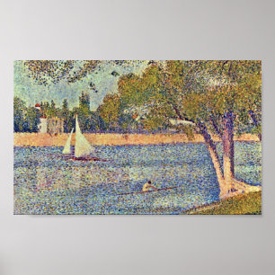 Georges Seurat - The Seine at CourbevoieGeorges Se Poster
