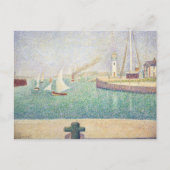 Georges Seurat - Toegang tot de haven van Honfleur Briefkaart (Voorkant)