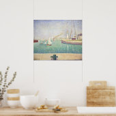 Georges Seurat - Toegang tot de haven van Honfleur Poster (Keuken)
