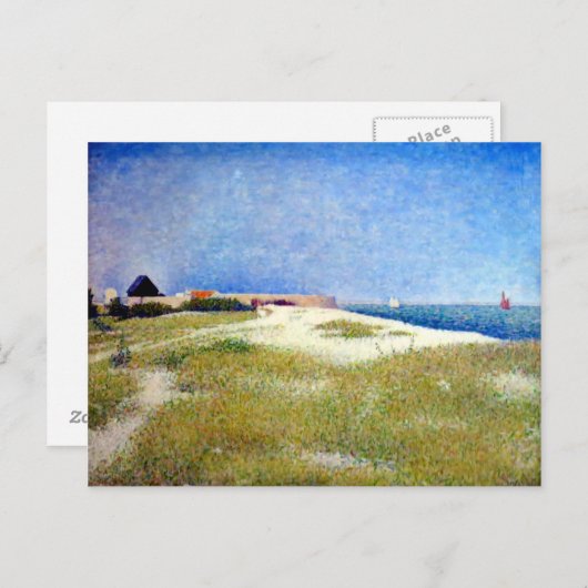 Georges Seurat Uitzicht Fort Samson Briefkaart (Voorkant / Achterkant)
