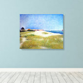 Georges Seurat Uitzicht Fort Samson Canvas Afdruk (Insitu (Houten vloer))