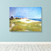 Georges Seurat Uitzicht Fort Samson Canvas Afdruk (Insitu (Houten vloer))