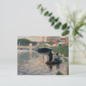 Georges Seurat - Uitzicht van de Seine Briefkaart (Staand voorkant)