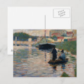 Georges Seurat - Uitzicht van de Seine Briefkaart (Voorkant / Achterkant)