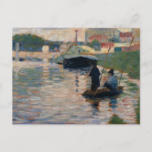 Georges Seurat - Uitzicht van de Seine Briefkaart (Voorkant)