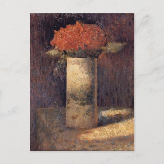 Georges Seurat - Vase of Flowers Briefkaart (Voorkant)