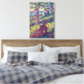 Georges Seurat Woman in a Park Canvas Afdruk (Insitu (Slaapkamer))