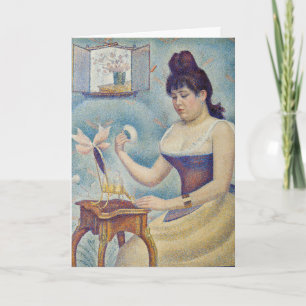 Georges Seurat - Young Woman Powdering Herself Kaart