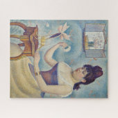 Georges Seurat - Young Woman Powdering Herself Legpuzzel (Horizontaal)