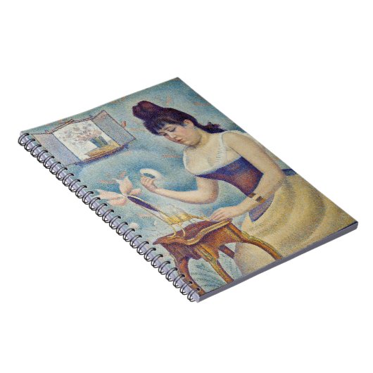 Georges Seurat - Young Woman Powdering Herself Notitieboek (Rechterzijde)