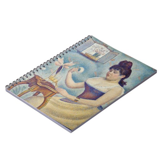 Georges Seurat - Young Woman Powdering Herself Notitieboek (Linkerzijde)