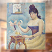 Georges Seurat - Young Woman Powdering Herself Raamsticker (Vel 2)