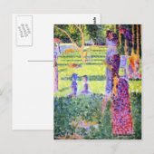 Georges Seurat - Zondag in La Grande Jatte Briefkaart (Voorkant / Achterkant)