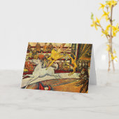 Georges Seurat's het Circus (1891) Kaart (Gele Bloem)