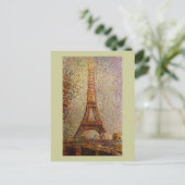 Georges Seurat's Painting: The Eiffel Tower (1889) Briefkaart (Staand voorkant)