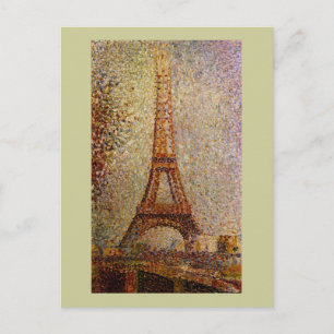Georges Seurat's Painting: The Eiffel Tower (1889) Briefkaart