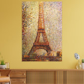 Georges Seurat's Painting: The Eiffel Tower (1889) Canvas Afdruk (Insitu (Woonkamer))