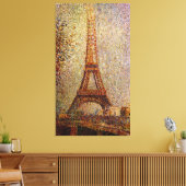 Georges Seurat's Painting: The Eiffel Tower (1889) Canvas Afdruk (Insitu (Woonkamer))