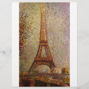 Georges Seurat's Painting: The Eiffel Tower (1889) Flyer