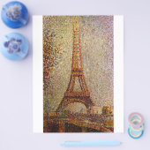 Georges Seurat's Painting: The Eiffel Tower (1889) Flyer (Enkel)