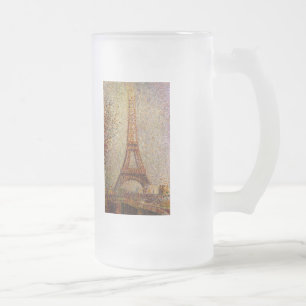 Georges Seurat's Painting: The Eiffel Tower (1889) Matglas Bierpul