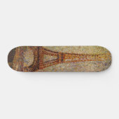 Georges Seurat's Painting: The Eiffel Tower (1889) Skateboard (Horizontaal)