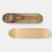 Georges Seurat's Painting: The Eiffel Tower (1889) Skateboard (Horizontaal)