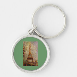 Georges Seurat's Painting: The Eiffel Tower (1889) Sleutelhanger