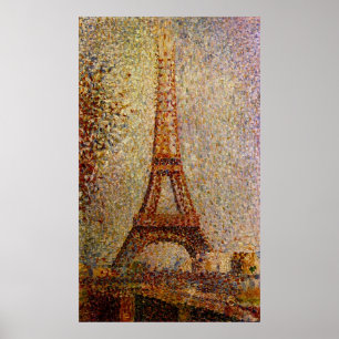 Georges Seurat's schilderij: Eiffeltoren (1889) Poster