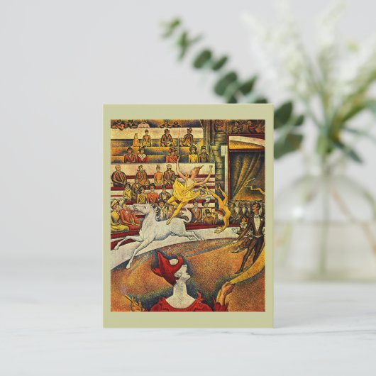 Georges Seurat's The Circus (1891) Briefkaart (Staand voorkant)