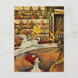 Georges Seurat's The Circus (1891) Briefkaart