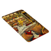 Georges Seurat's The Circus (1891) - Clown & Rider Magneet (Rechterzijde)