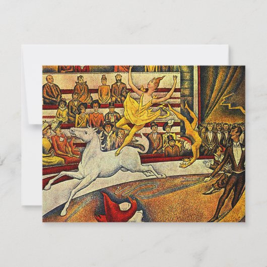 Georges Seurat's The Circus (1891) Kaart (Voorkant)