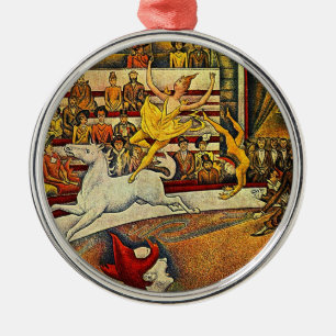 Georges Seurat's The Circus (1891) Metalen Ornament