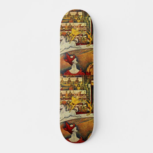 Georges Seurat's The Circus (1891) Skateboard (Voorkant)