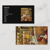 Georges Seurat's The Circus (1891) Visitekaartje (Voorkant / Achterkant)