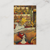 Georges Seurat's The Circus (1891) Visitekaartje (Achterkant)