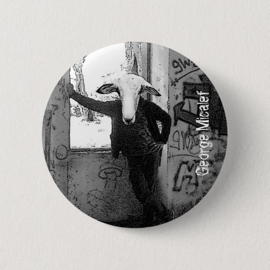 George's Sheep Button (Voorkant)