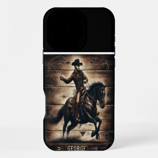 George's Westerne rit iPhone Hoesje (Achterkant)