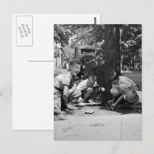 Georgetown Boys, jaren dertig Briefkaart (Voorkant / Achterkant)