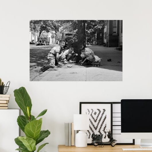 Georgetown Boys, jaren dertig Poster (Thuiskantoor)