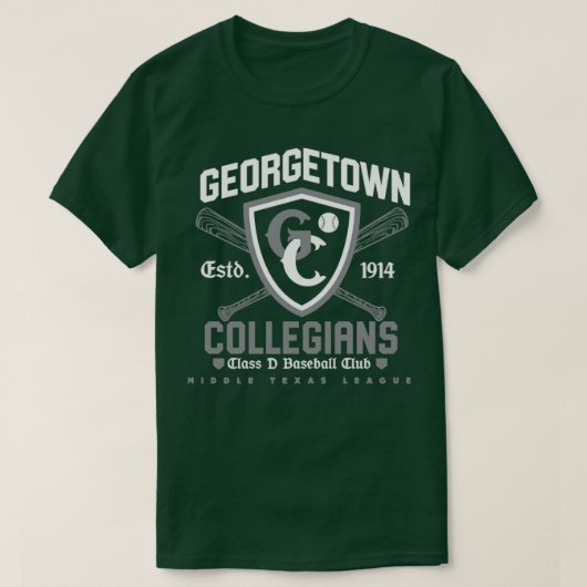 Georgetown Collegians T-shirt (Design voorkant)