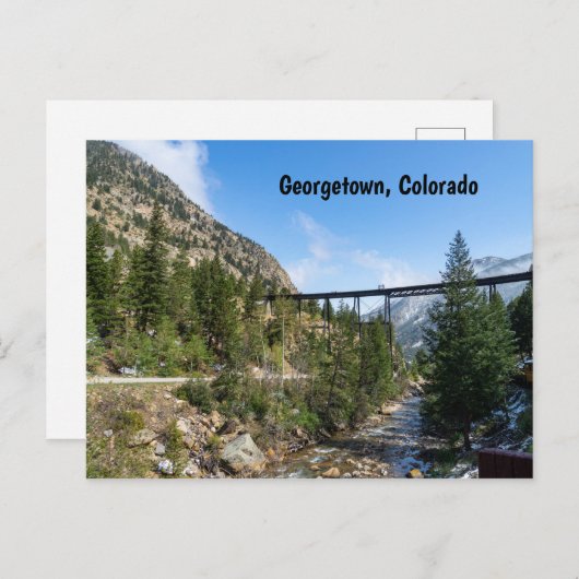 Georgetown Colorado Briefkaart (Voorkant / Achterkant)