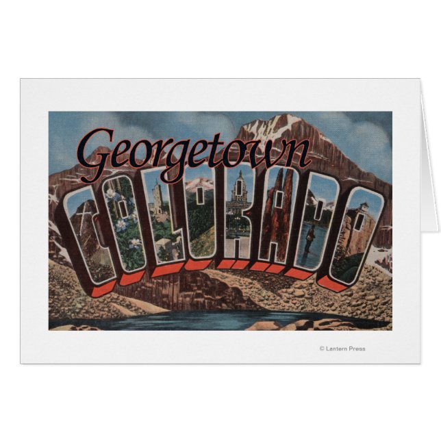 Georgetown, Colorado - Large Letter Scenes (Voorkant Horizontaal)