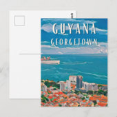 Georgetown, de kleurrijke hoofdstad van Guyana Briefkaart (Voorkant / Achterkant)